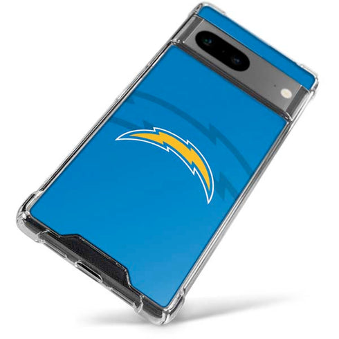 NFL Los Angeles Chargers Double Vision Google Pixel 8 Clear Case